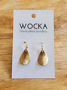Brass Drop Earrings