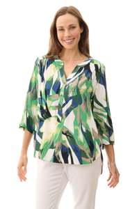Summer Sale: Penrith Blouse - Green