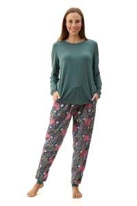 Cassidy Ski Pyjamas - Moss