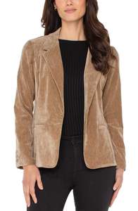 Fitted Blazer - Khaki Brown