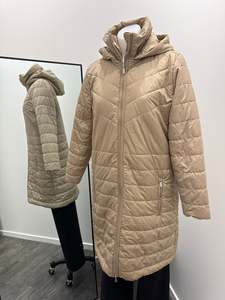 Givoni Longline Puffer Jacket - Flax