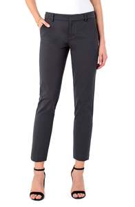 Liverpool Kelsey Knit Trousers - Dark Shadow Grey