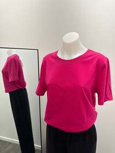 Short sleeve picoette - Cerise
