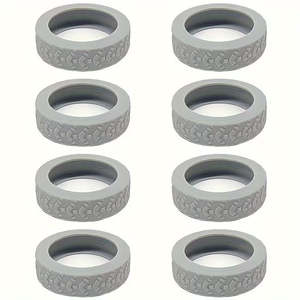 Travel Accessories: Luggage Wheel Covers (Set of 8) - Grey