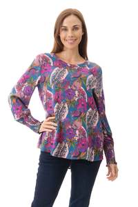 Womenswear: Bell Crew Neck Blouse
