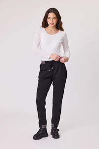 Pants: Democracy Pepper Knit Pant - Black
