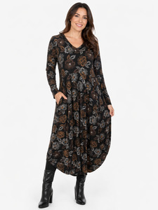 Dresses: Bittermoon Carly Dress - Coffee