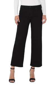 Stride Crop Wide - Black Rinse