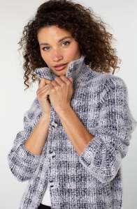 Just Landed: Check bomber jacket