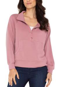 Just Landed: Liverpool Popover Zip Jacket - Lavender