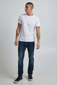 Pants Menswear: BLEND TWISTER MULTIFLEX JEANS - DARK BLUE