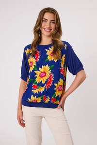 Democracy: Democracy Chloe Top - Cobalt