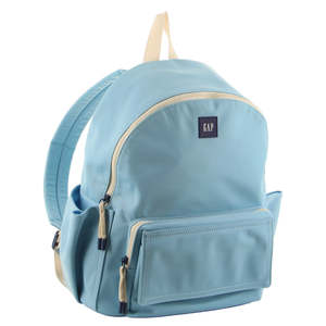 Nylon Travel Backpack - Light Blue