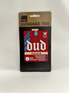 Travel Accessories: Dunedin (DUD) Code Luggage Tag