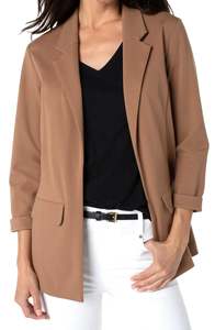 Jackets: LIVERPOOL BOYFRIEND BLAZER - MAPLE