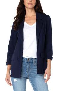 Jackets: LIVERPOOL BOYFRIEND BLAZER - CADET BLUE