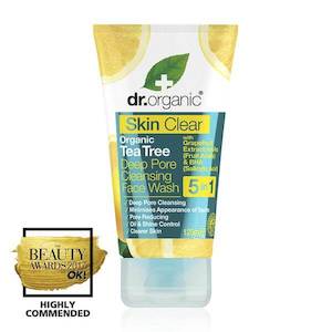 Products: Dr Organic Skin Clear Deep Pore Face Wash 125ml