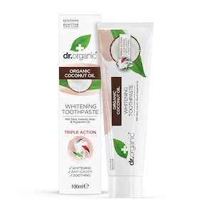 Products: Dr Organic Coconut Oil Whitening Toothpaste 100ml