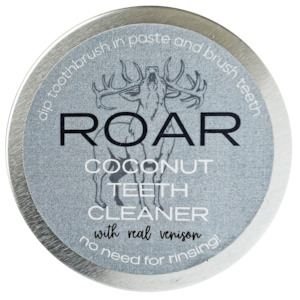 Products: Roar Coconut Teeth Cleaner 30g