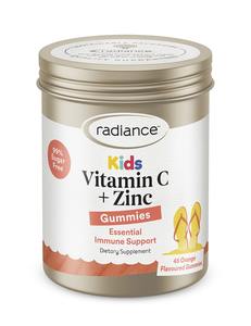 Products: Radiance Kids Vitamin C + Zinc 45 Gummies