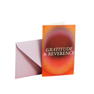 Gratitude & Reverence Card