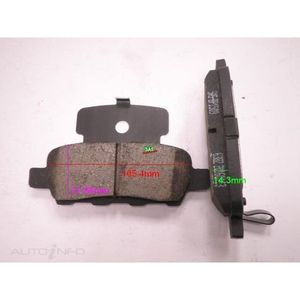 Suspension Parts: Royale Brake Pads - SAS-BP1509 (Nissan Murano, Primera, Xtrail 01-)