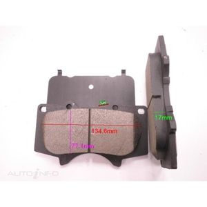 Suspension Parts: Royale Brake Pads - SAS-BP1482HD (Toyota Prado, Hilux 08-)