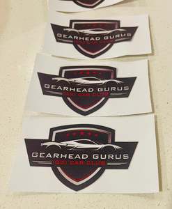 Gearhead Guru Car Club Merch: GG Car Club Stickers