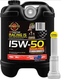 Penrite 10 Tenths Racing 15W-50 Engine Oil 20L - RACING15W50020  - Pick up only