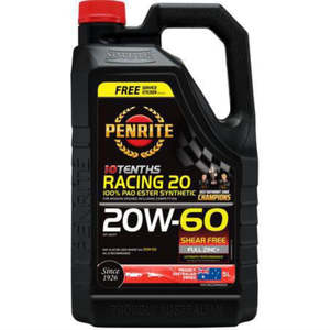 Penrite 10 Tenths Racing 20W-60 Engine Oil 5L - RACING20W60005