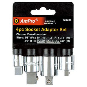 Products: T33335 Socket Adaptor Set 4pc - Tool Express Remake