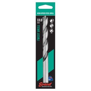 Products: 13.00 Hss Jobber P/P Evacut 13.00 High Speed Steel Jobber Drill Bit - Tool Express Remake