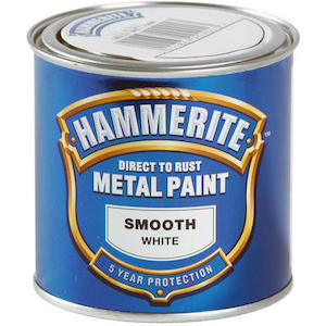 Hammerite Direct to Rust Metal Paint Smooth White 250ml