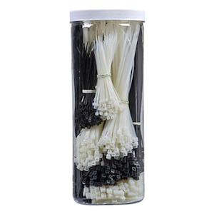 Assorted Packs: Isl 1000Pc Cable Tie Value Pack - Blk/Nat | Assorted Packs