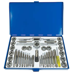 Threading Tap Die: ProEquip 39pc Compact Tap & Die Set (Metric & SAE)