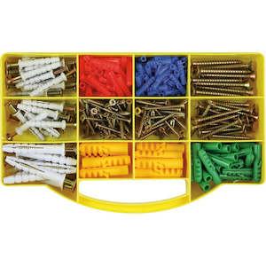 Grab Kits: Champion GJ Grab Kit 315pc Screws Anchors & Wall plug Kit**