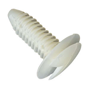 Replacement Packs: GTi Trim Clip White  19.5mm x 29mm, 6.6-7.5mm Hole
