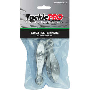 Sinkers: TacklePro Reef Sinker 5.0oz - 2pc Pack