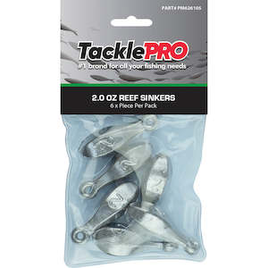 TacklePro Reef Sinker 2.0oz - 6pc Pack