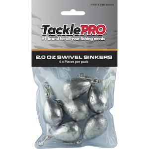 Sinkers: Tacklepro Swivel Sinker 2.0Oz - 6Pc | Sinkers - Swivel