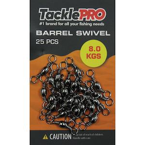Swivels: Tacklepro Barrel Swivel 8.0Kg - 25Pc | Swivels - Barrel