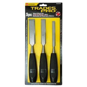 Striking Tools: Trades Pro 3pc Wood Chisel Set