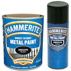 Hammerite Direct to Rust Metal Paint Smooth Silver 5Litre