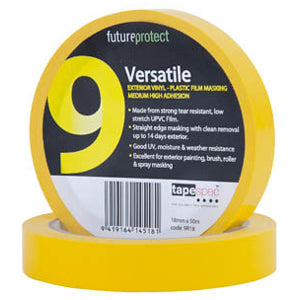 Specialty Tape: Versatile Vinyl Exterior Upvc Tape 24mm x 50m (Yellow) 9R24