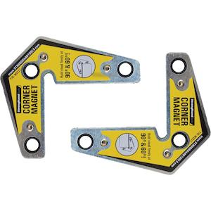 Magnetic Positioners: Stronghand Corner Magnet Twin Pack | Magnetic Positioners