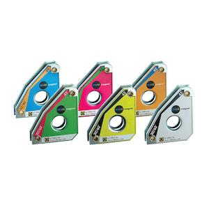Stronghand Mini Multi-Angle Magnet 10 Kg - 6 Piece | Magnetic Squares