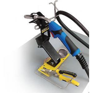 Table Accessories: Stronghand Mig Torch Rest With Cable Hanger | Table Accessories - Mig Gun Rests