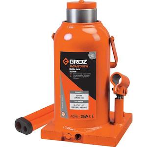 Groz 32T Hydraulic Bottle Jack | Jacks & Axle Stands