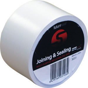 NZ Tape Poly Film White 48mm x 30m Pvc Duct Tape (P)