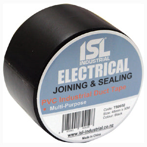 NZ Tape Poly Film Black 48mm x 30m Pvc Duct Tape (E)